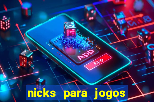 nicks para jogos de tiro